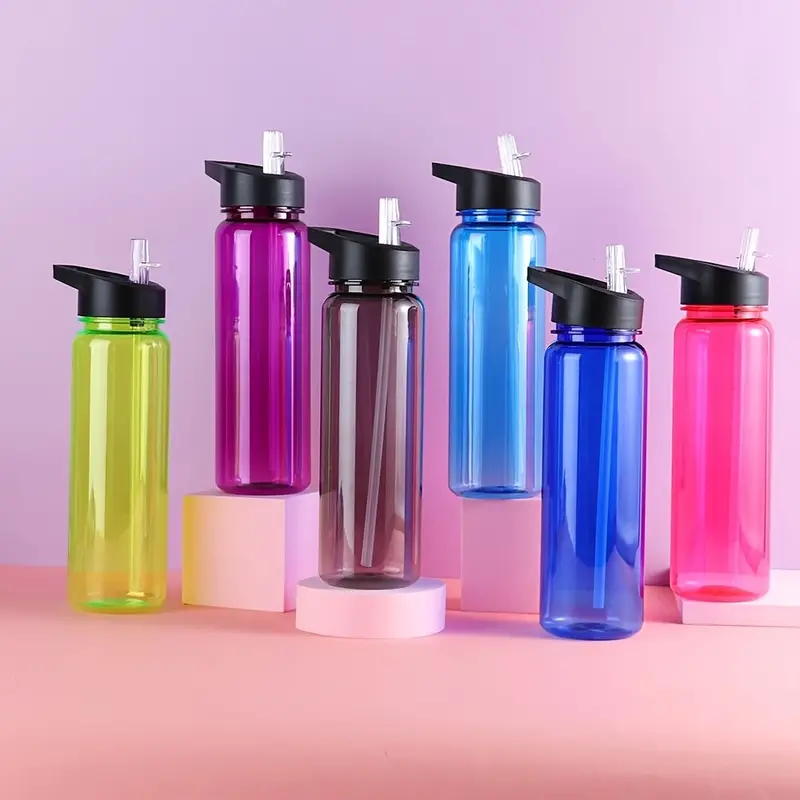 Leakproof Water Bottle With Straw - Portable And Durable For Gym, Travel,  And Sports - Temu