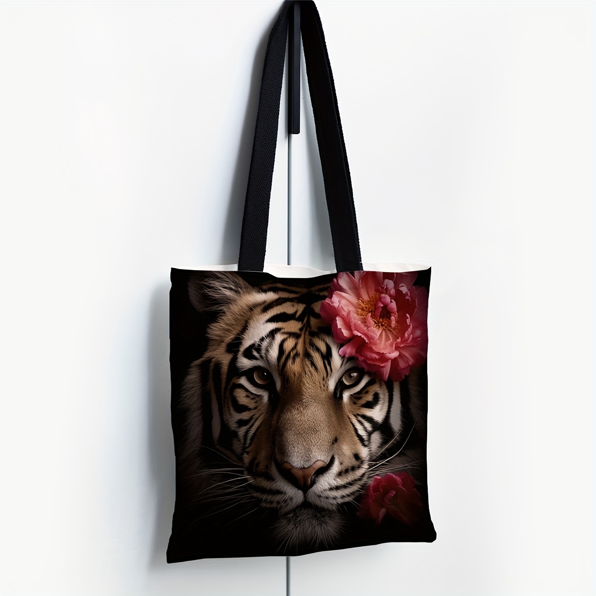 1pc Ladies' Chest Bag With Tiger Pattern