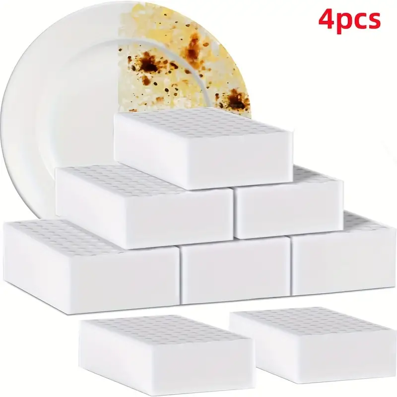 LTWHOME Esponja mágica de limpieza de tamaño mediano, espuma de melamina  multifuncional para cocina, baño, pared (paquete de 30)