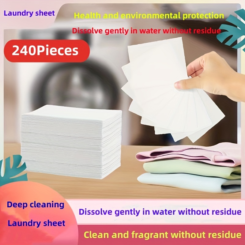 50pcs Sheets Of Anti-color Laundry Paper - Anti-dye Clothes Color Absorbing  Paper Anti-color Stringing Color Absorbing Tablets Washing Machine Color