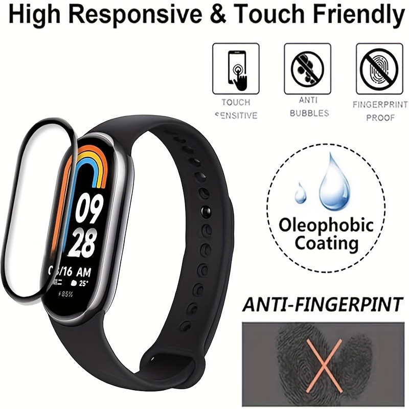 Film For Xiaomi Mi Band 8 Screen Protector Protective For Xiaomi Mi Band8  Cover Strap Bracelet High Definition Transparency Film Not Glass From  Hebitai3cstore, $0.65