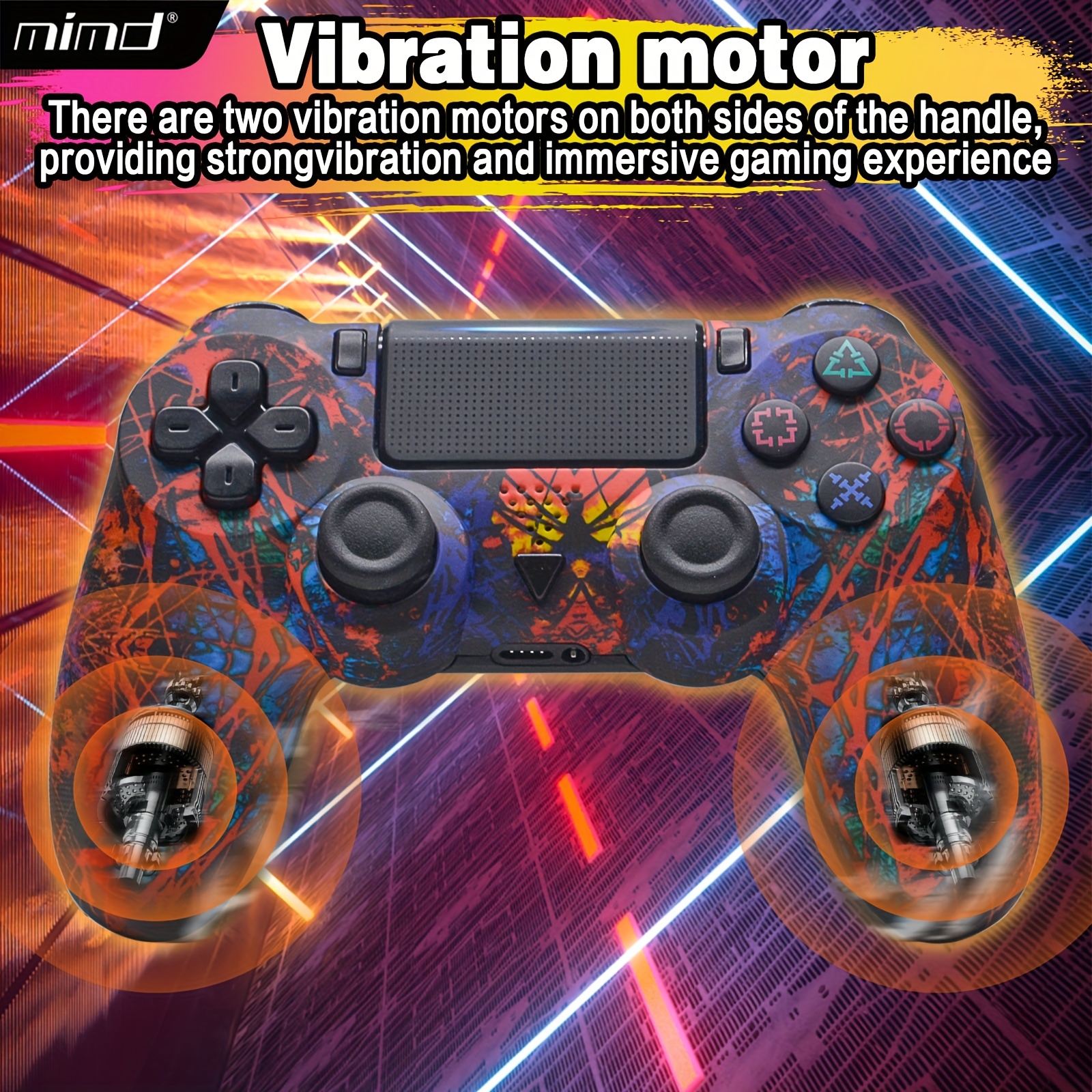  MOVONE Wireless Controller Dual Vibration Game