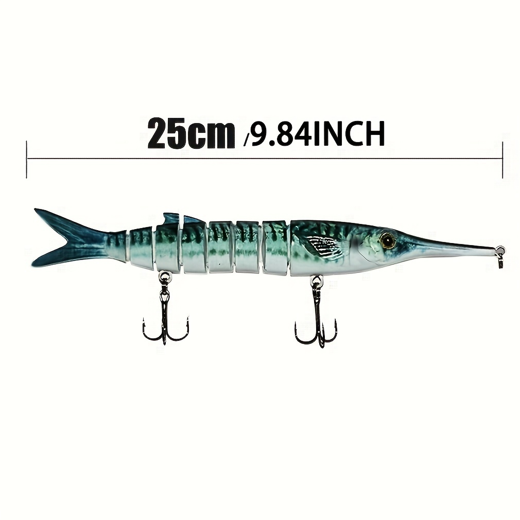 Fishing Lure Multi section Fish Bait Bass Trout Outdoor - Temu