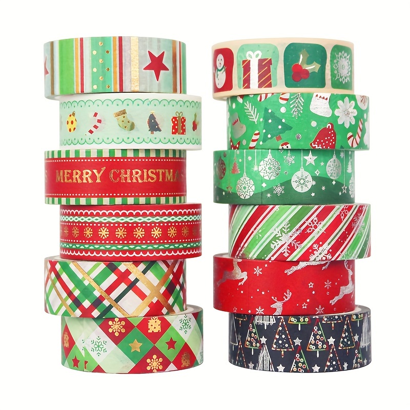 Tape - Christmas Cartoon Washi Tape Set (6 Rolls)