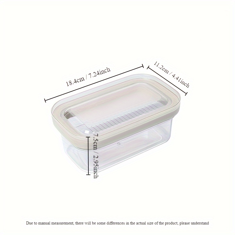Boîte à beurre en plastique transparent avec couvercle scellé pour une  coupe facile boîte de stockage de beurres polyvalents pour la cuisine à  domicile Nouveau