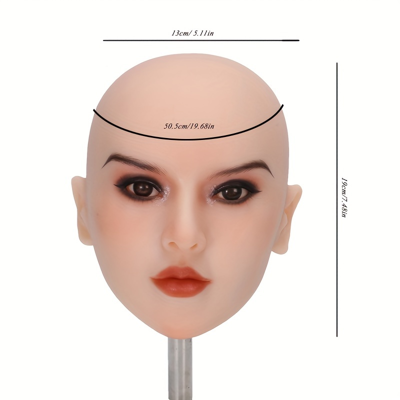 1pc Sex Doll Head Male Masturbator With Realistic Facial Features And Oral  Channel For Oral Sex Adult Supplies Sex Doll Head Without Hair