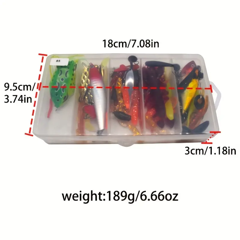 Fishing Lure Set Including Spherical Floats Lures Hooks - Temu Canada