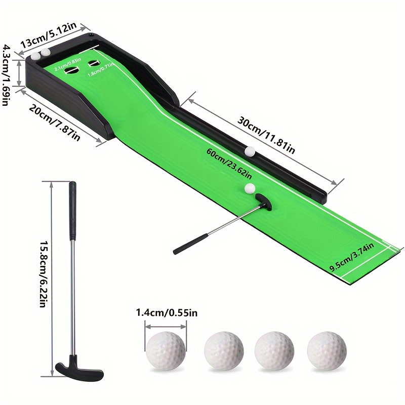 Mini Golf Trainer Mat Swing Detection Batting Artificial - Temu Canada