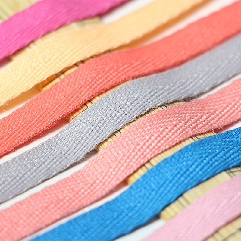 Cinta elástica de colores para costura, cintas de encuadernación