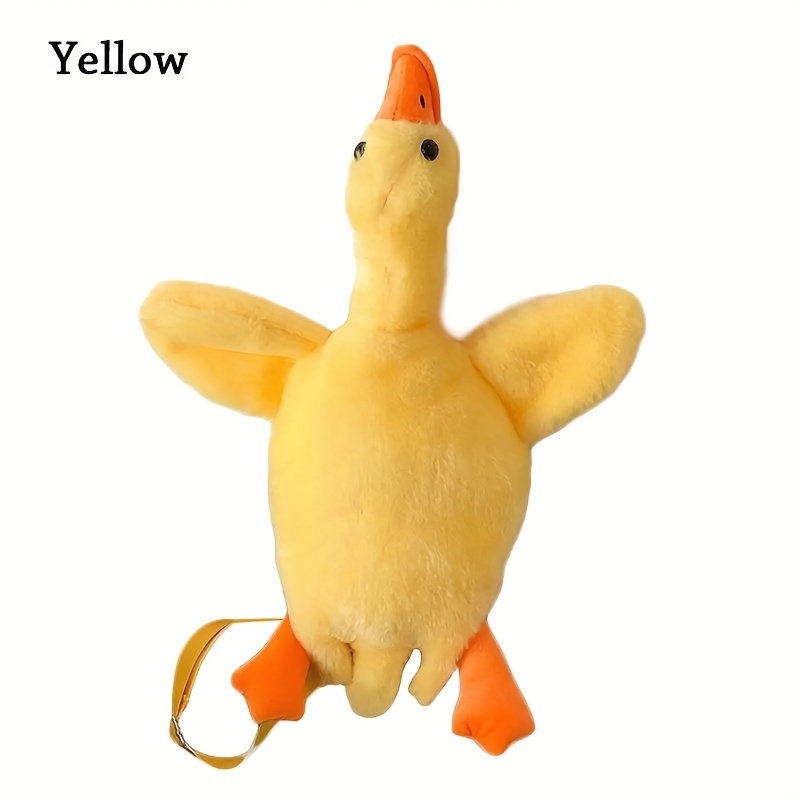 Plush Duck Shaped Shoulder Bag