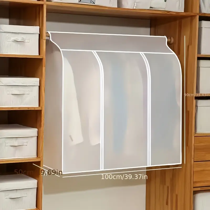 1ta taqinchoq qopqog'i sumkasi, ko'ylak kostyum, kiyimlar uchun osma kiyim saqlash sumkasi, ko'ylak kostyum, kiyim, palto, portativ kiyimlar himoya sumkalar, uy-joy saqlash tashkilotchisi, yotoq xonasi shkaf, garderob, uy, yotoqxona tafsilotlari 1