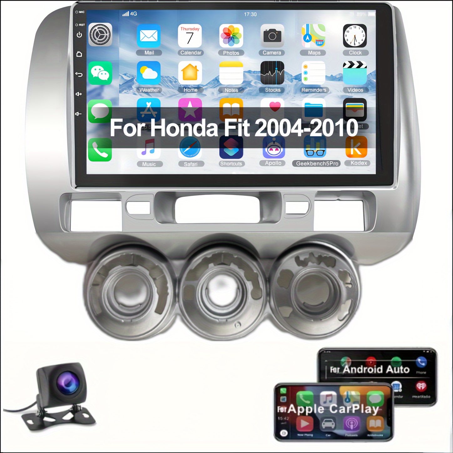 7 pulgadas para 2011 Audi A3 Radio Android Sistema de navegación GPS con  Bluetooth HD Pantalla táctil Carplay compatible con cámara de respaldo