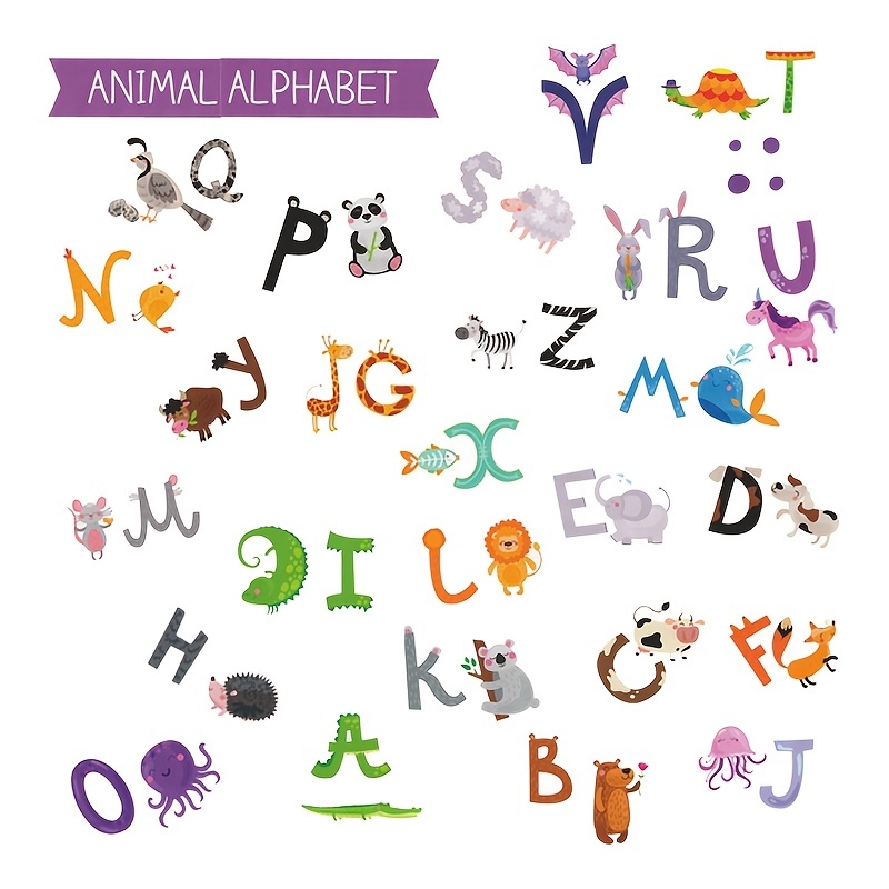 Sticker mural enfant Alphabet
