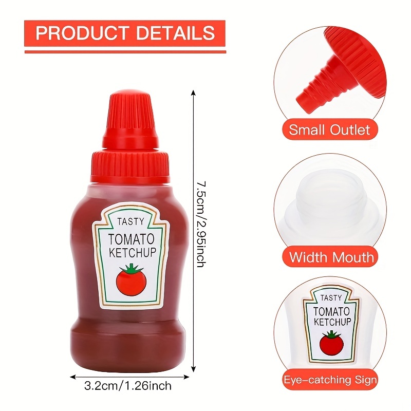 Mini Sauce Bottles Mini Ketchup Bottles Condiment - Temu