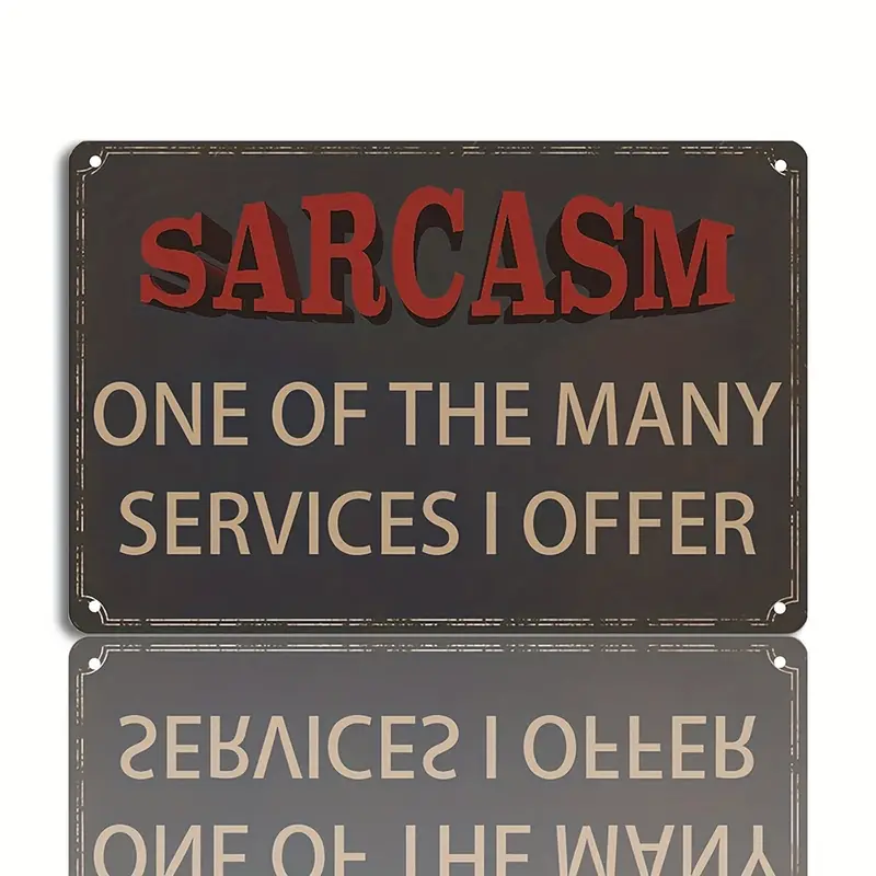 Funny Sarcastic Metal Signs For Garage Office Signs Man - Temu