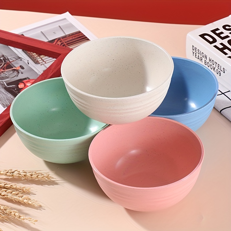 Lightweight Unbreakable Wheat Straw Cereal Bowls Noodle - Temu