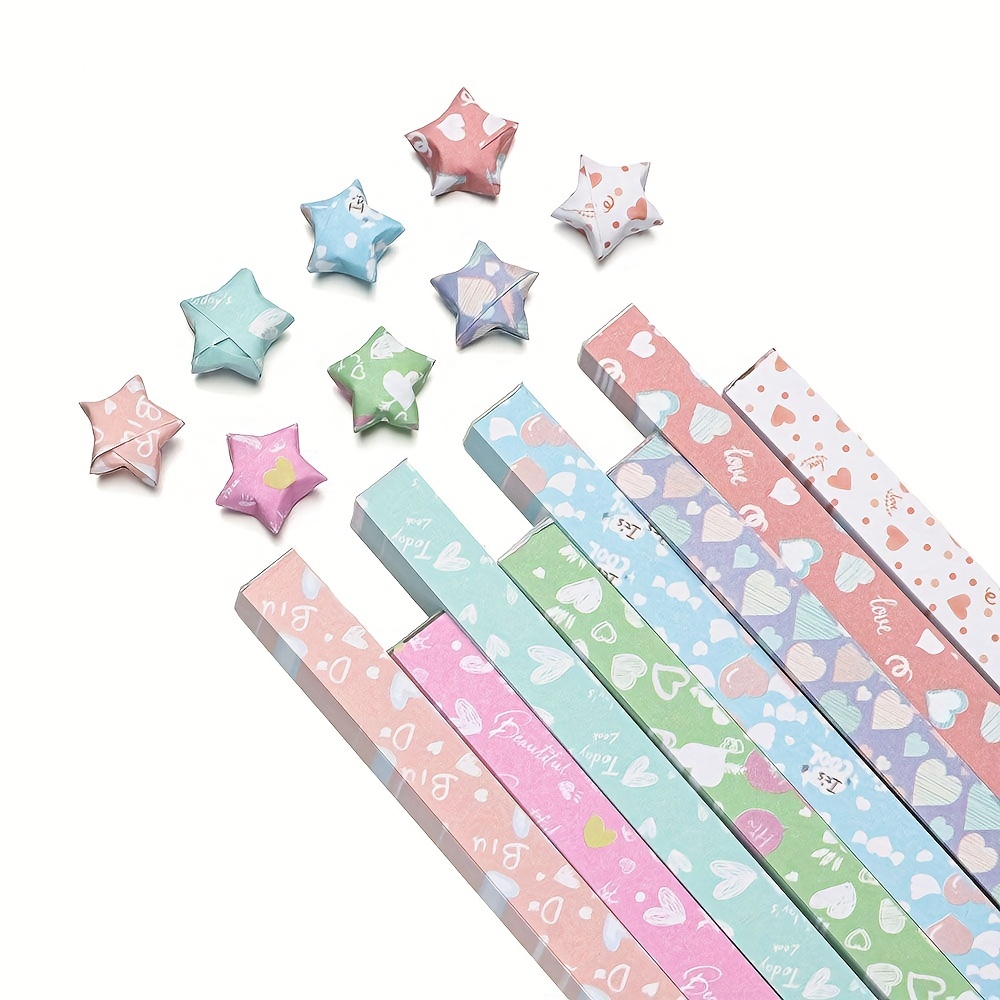 50 Strips Handcraft Origami Lucky Star Paper Strip Paper Origami