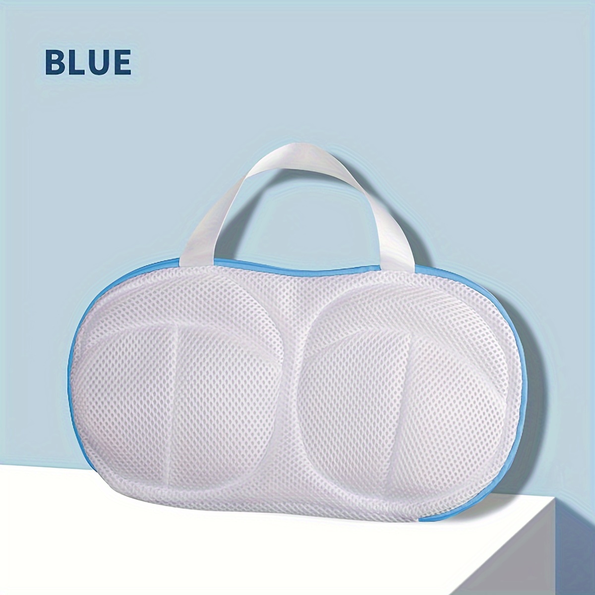 1pc Random Color Lingerie Laundry Bag, Bra Wash Bag, Laundry Wash Bags With  Zipper For Bras