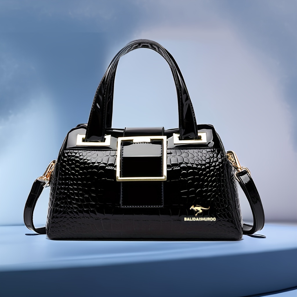 格安購入可能商品 女性 ハンドバッグ デザイナー ワニ パターン
