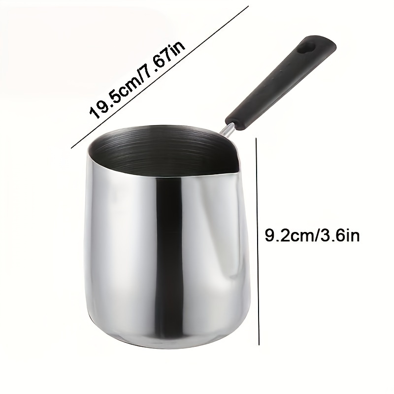 Pointed Nose Pull Flower Cylinder Thickened 304 Stainless Steel Coffee Pull  Flower Cup Professional Coffee Maker Milk Frother Cup Utensils - Temu