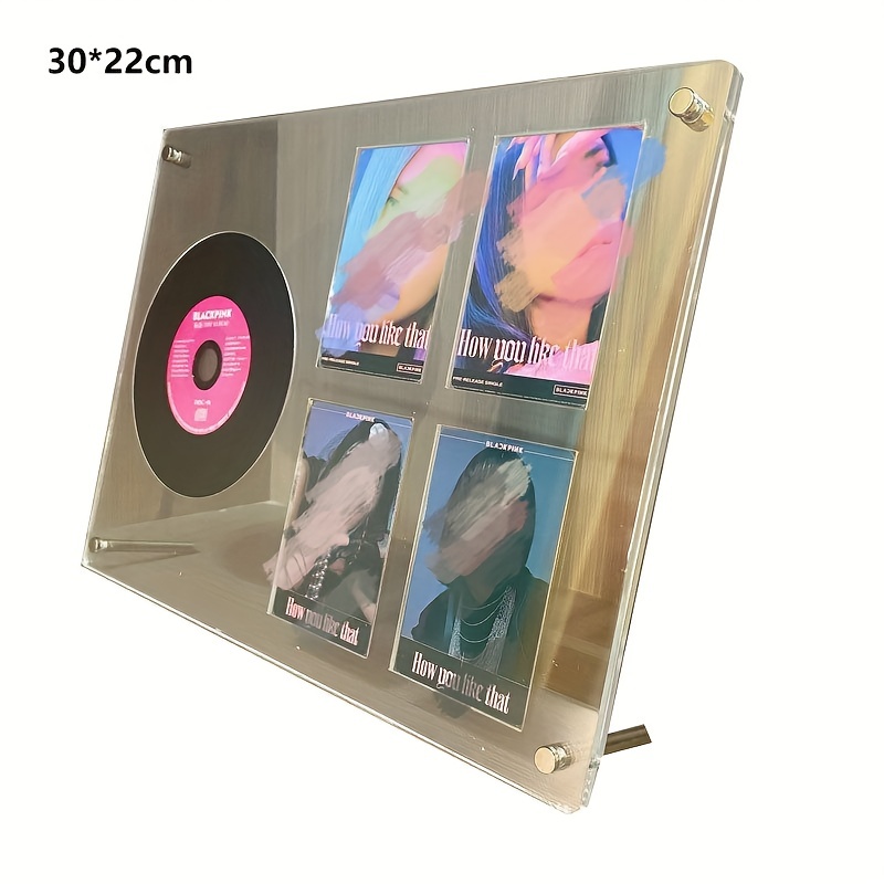 No Screws Kpop Idol Album Photo Card Display Stand Acrylic - Temu