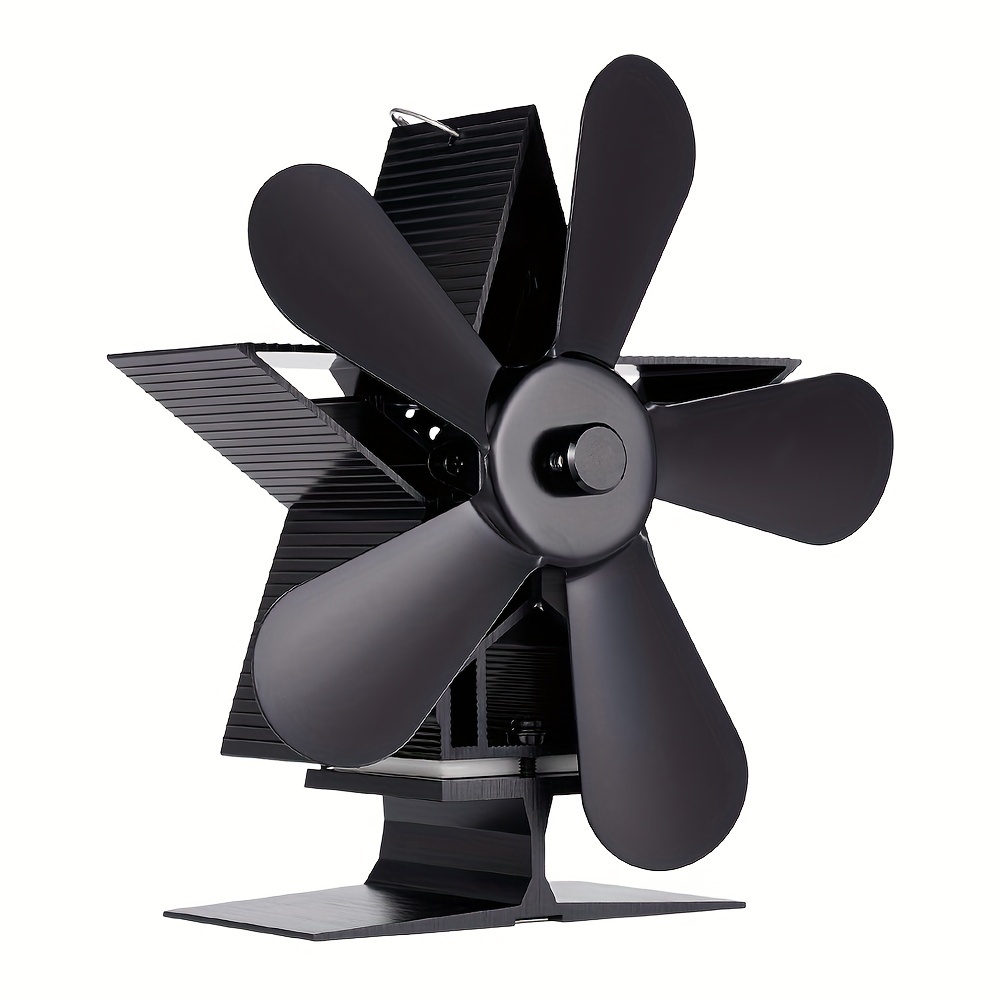 1pc, 4/5 Lames Ventilateur De Cheminée Avec Puissance Thermique, Son  Silencieux, Économie D'énergie Ventilateur De Poêle Mural Pour La  Circulation De L'air Domestique, Dissipation Efficace De La Chaleur Et Pas  Besoin D'électricité 