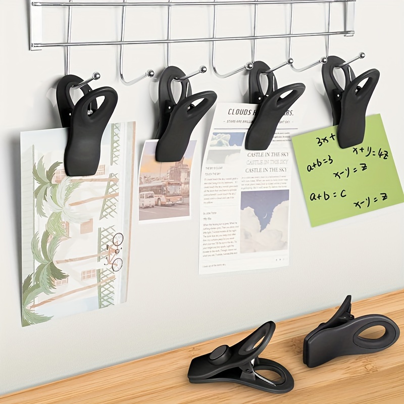 Bag Clips with Magnet,Chip Clips-6Pcs Magnetic Strong Food Clips