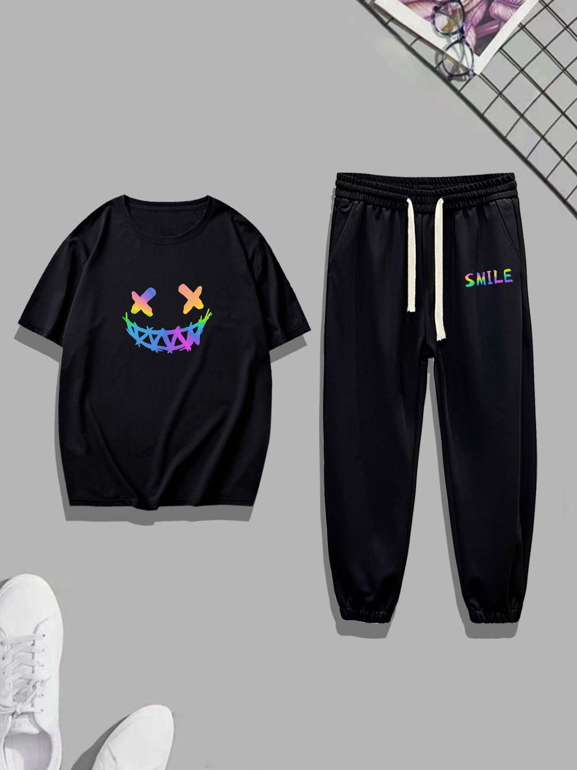 Lakers T-shirt and Jogging Bottoms Set