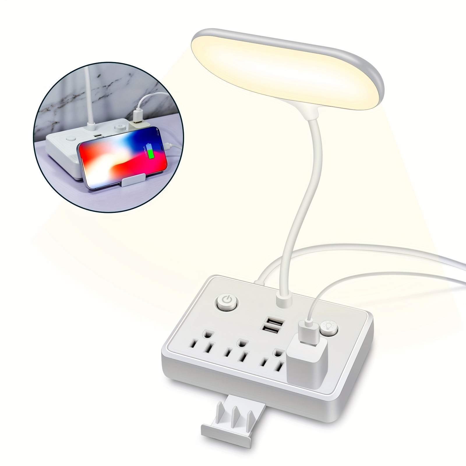 Can the USB Desk Lamp Be Used While Charging? Can It Be Directly Plugged  into the Power Supply?