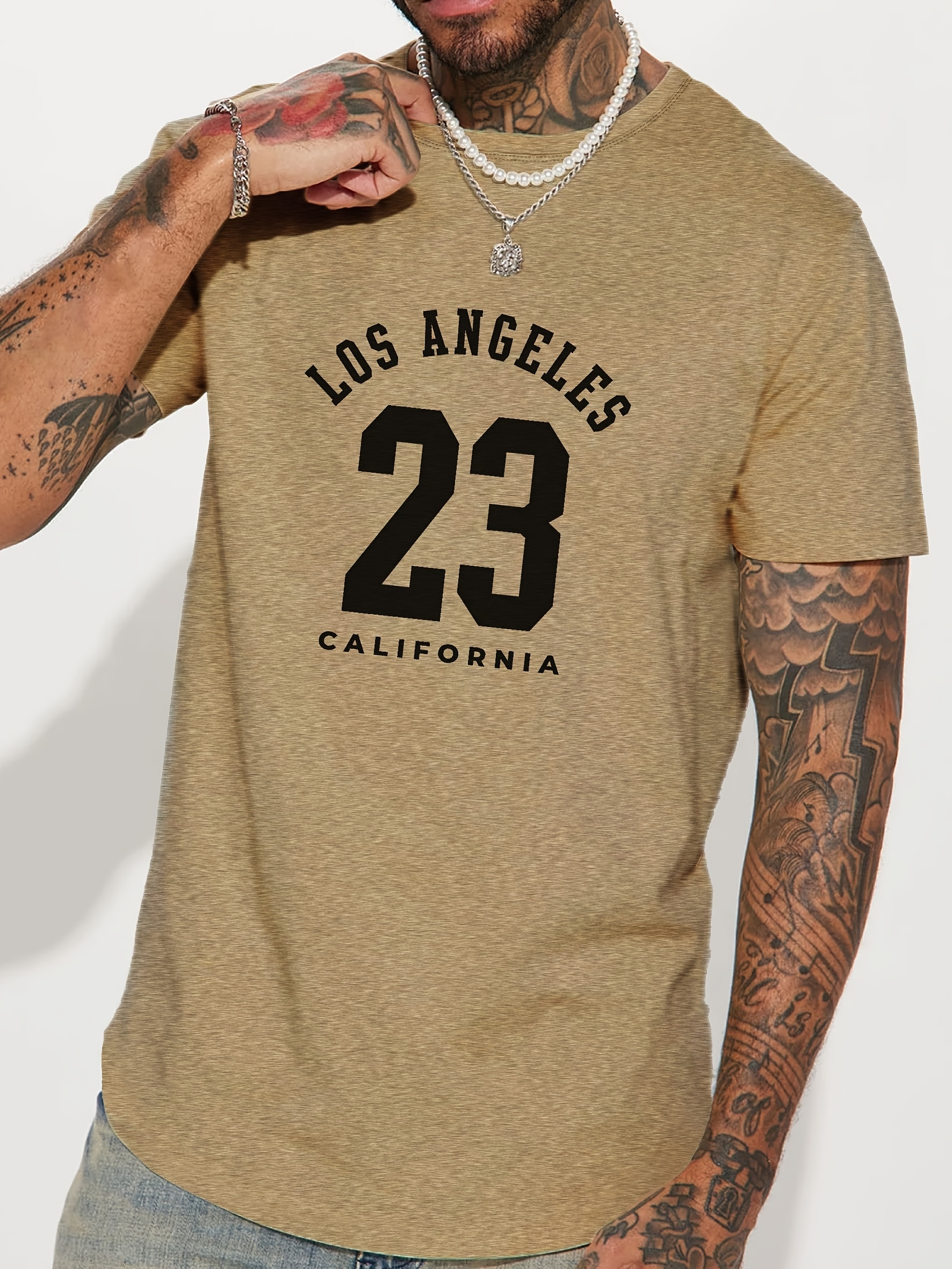 Cut & Sew LA Lakers Crew-Neck T-shirt