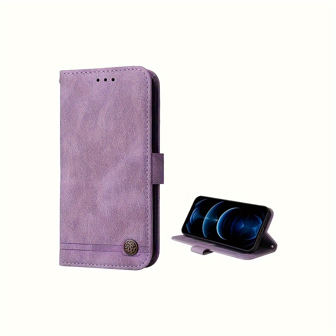 Para Xiaomi 13T / 13T Pro Funda para teléfono con billetera con cremallera  y tapa de fibra