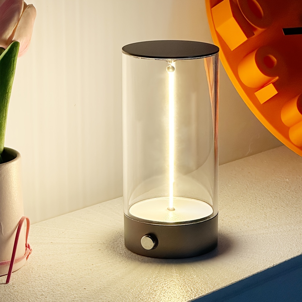 Magnetic Lamp Three Levels Of Brightness Led Breathing Table - Temu