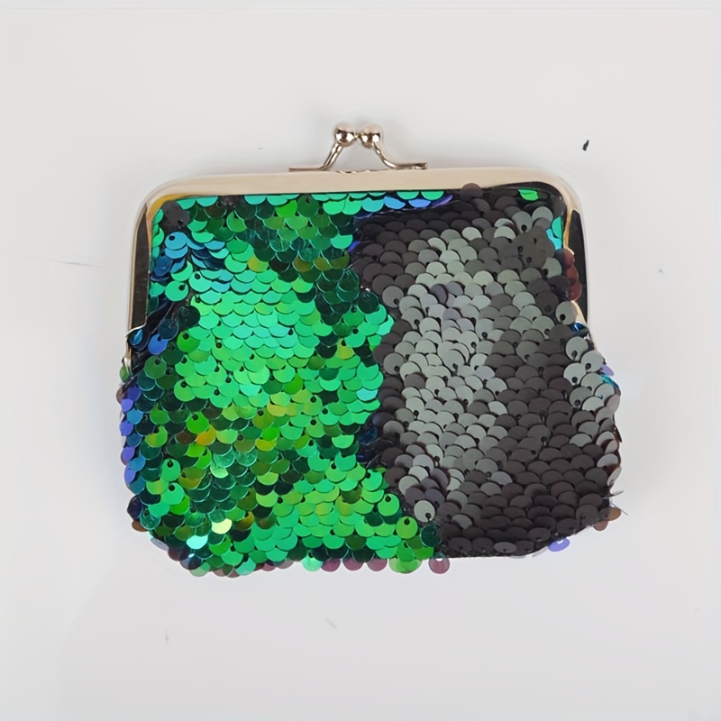 Cartera Lentejuelas Sirena Ni a Monedero Tapa Lentejuelas Temu Chile