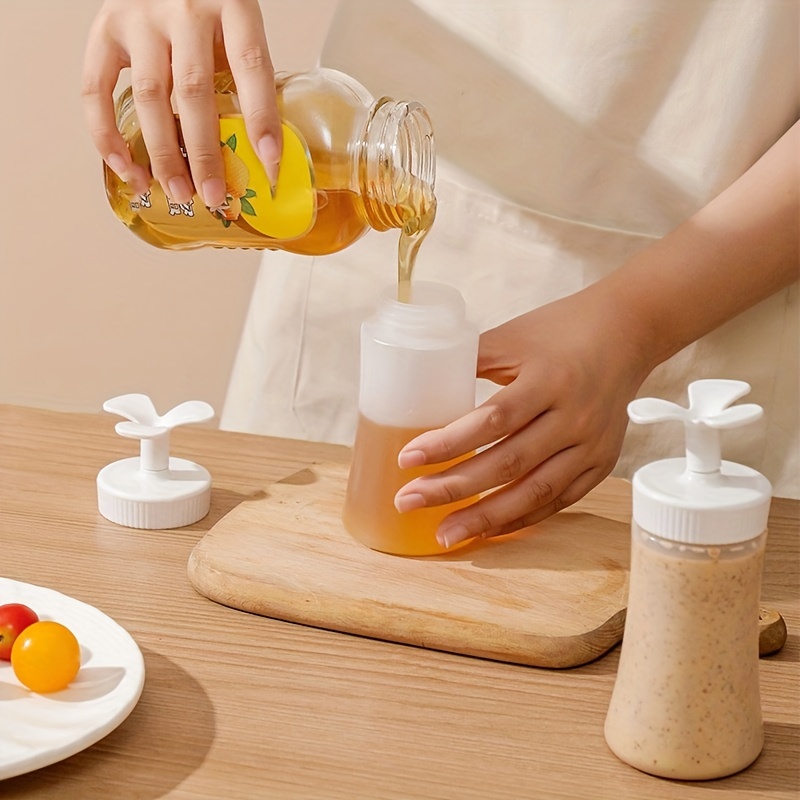 High Capacity Plastic Sauce Bottle Transparent Jam Squeeze - Temu