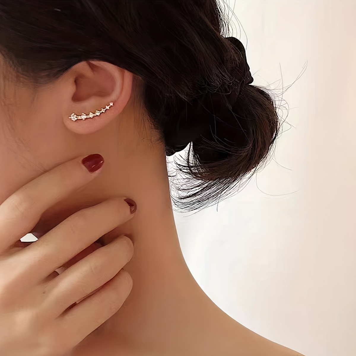7pcs Zirconia Bridal Ear Studs Set