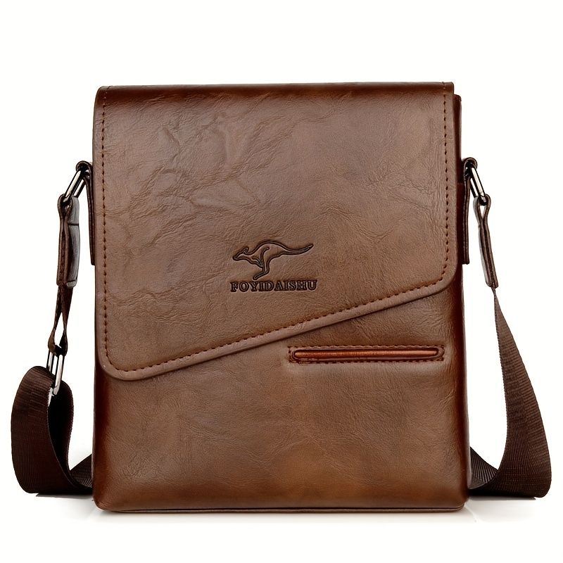 

Vintage Square Shoulder Bag, Solid Color Crossbody Bag For Work, All-match Bag With Adjustable Strap