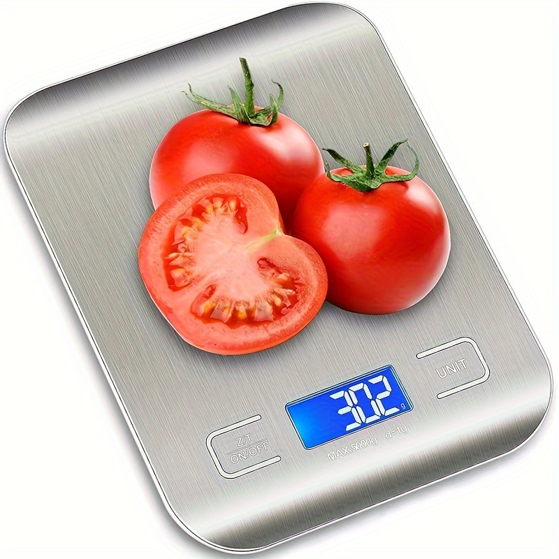 Scale Digital Scales Lcd Cooking Scale Stainless Steel - Temu