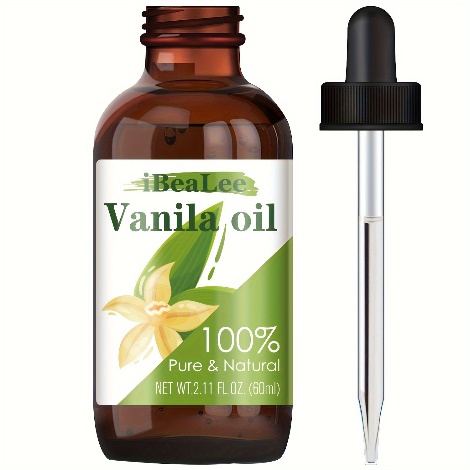 Bottle Of Pure Vanilla Essential Oil - 100% Pure Essential Oil For  Diffusers, Humidifiers, Sensitive Skin Care & Massage - Temu