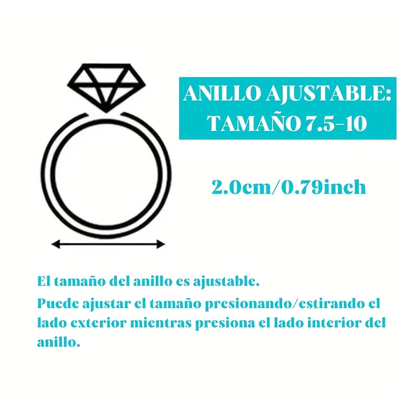 POMODA Anillos de compromiso de moissanita de 1.5 quilates para mujer,  plata de ley 925, circonita cúbica, corte redondo, anillos de compromiso –  Yaxa Costa Rica