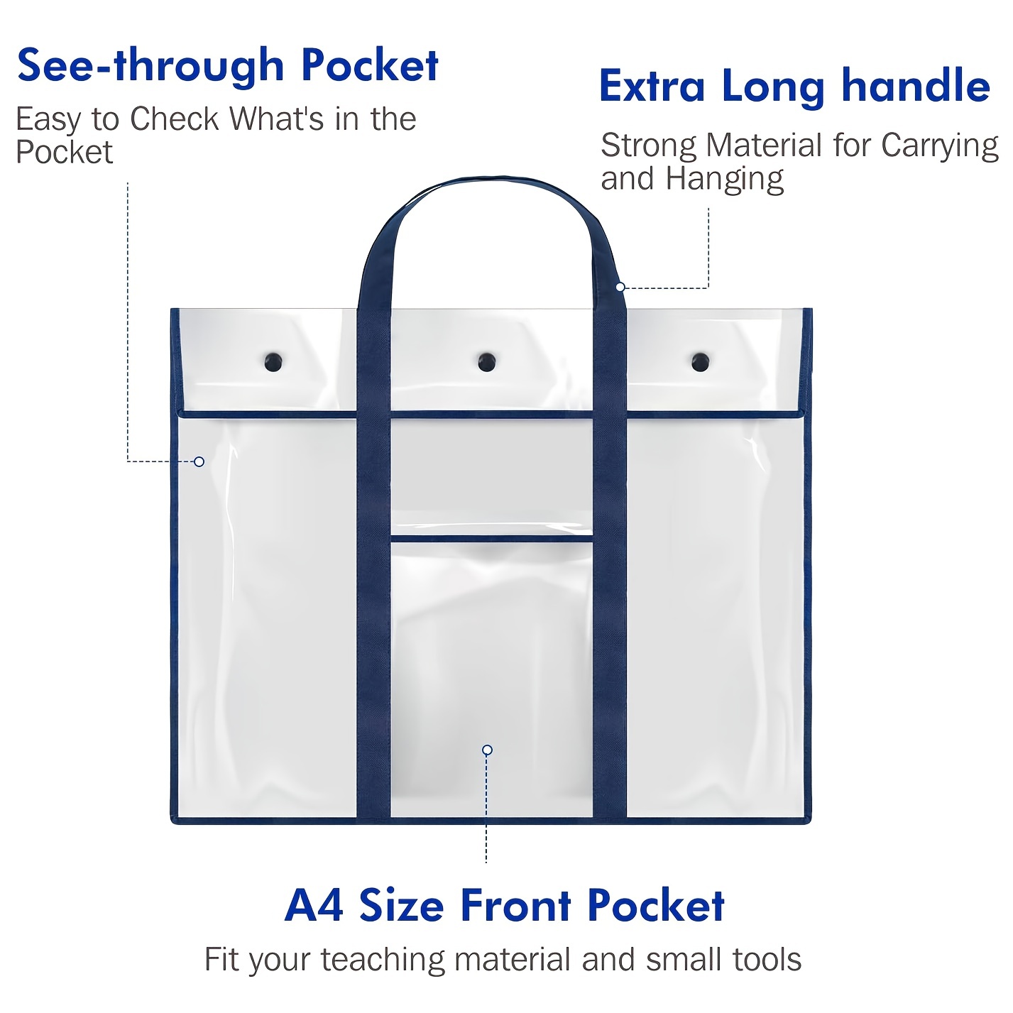 Extra Large Storage Bags with Strong Handle (3pcs) 