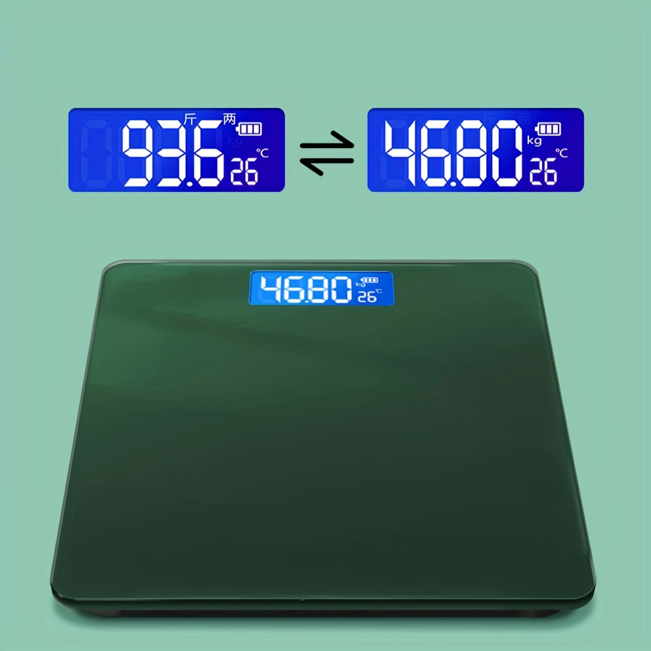 Green Weight Scale, Smart Weight Scale, High Precision Charging Electronic  Weighing Sacale, Household Small Fat Measurement, Human Durable Weighing  Scale - Temu Australia