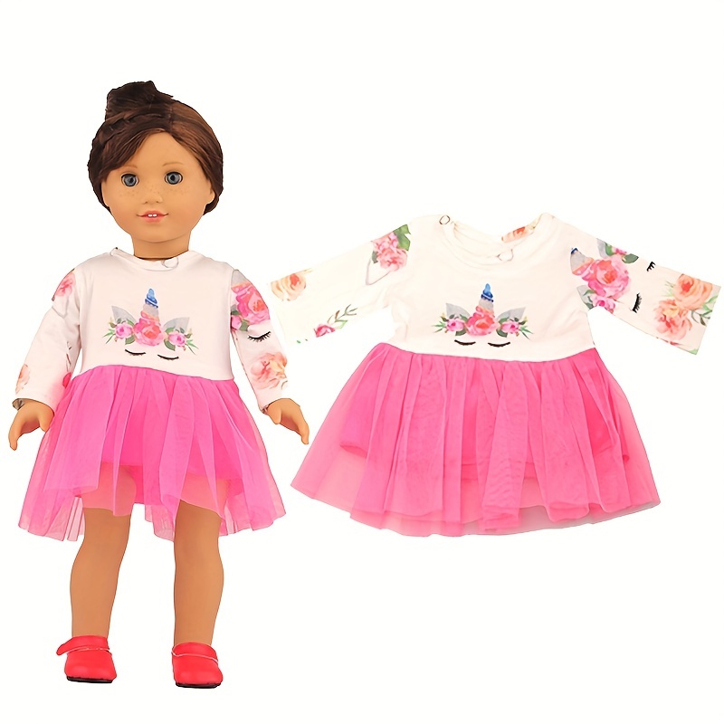 Colorful Mesh Dress for 45-72 cm Dolls