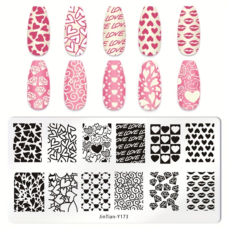 Create Gorgeous Nail Art Stainless Steel Nail Stamping - Temu