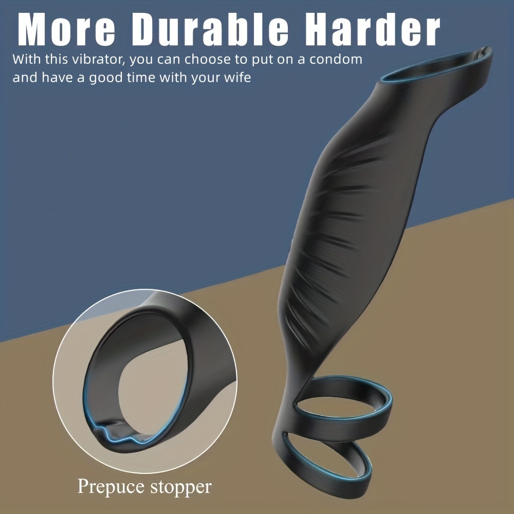 Vibrating Penis Massager Ring,remote Control Testicle Vibrator,sex Toys,10 Modes Vibrating Strokers, Glans Trainer Stimulator, Adult Sensory Toys, Masturbation Cup, Sexual Massager