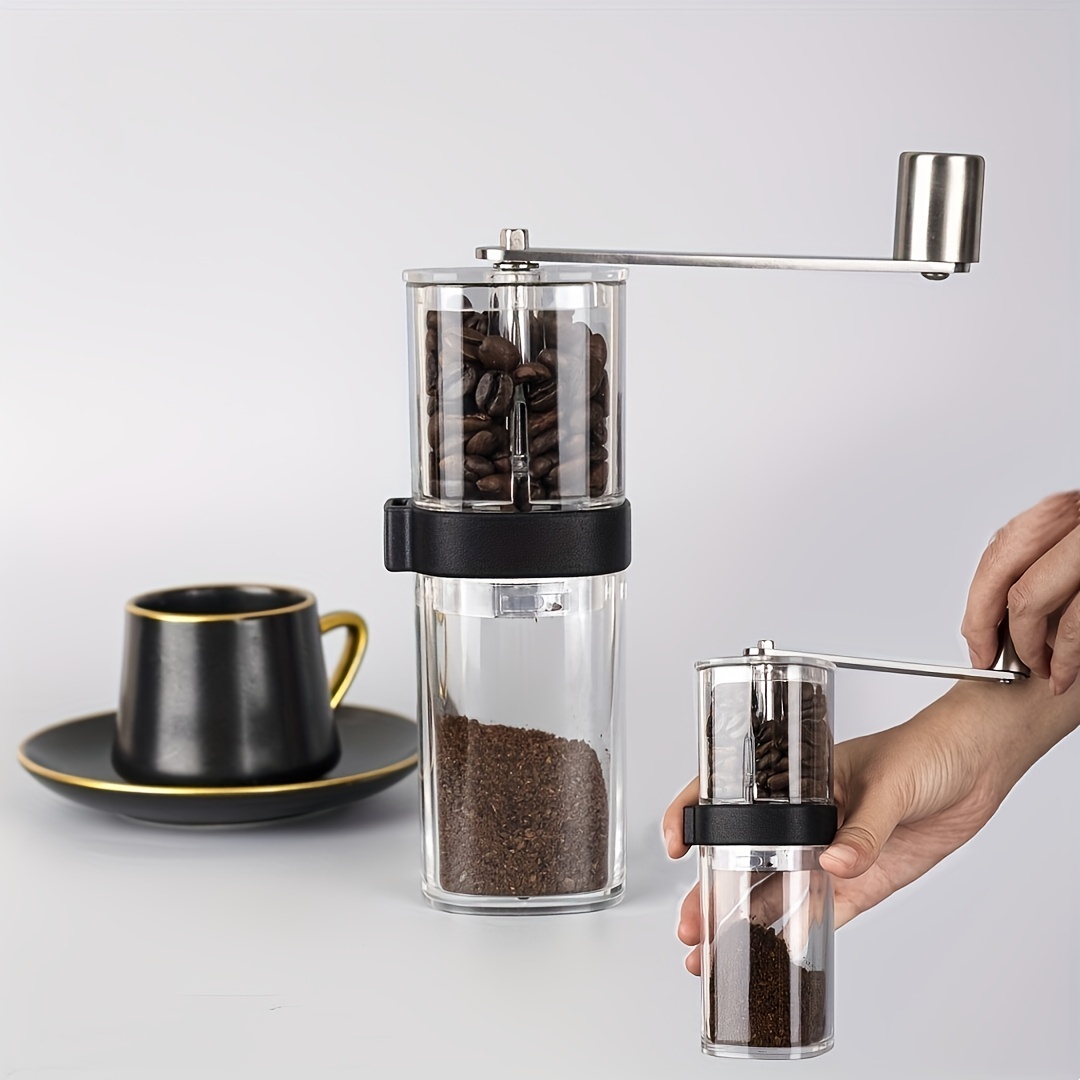Moulin à café manuel avec , cafetière à main, portable pour bureau