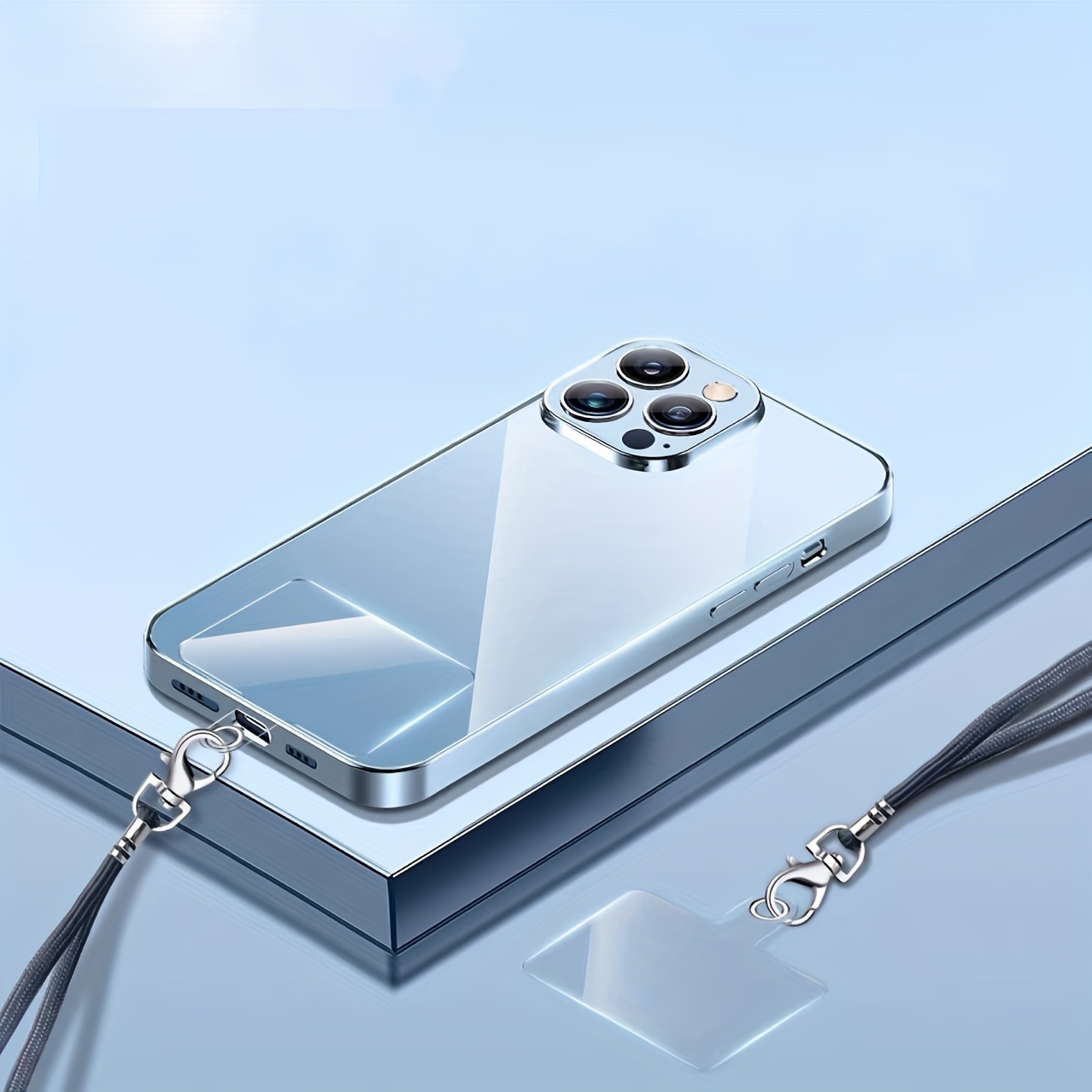 Lot De 2 Cordons Telephone Portable, Tour De Cou Telephone