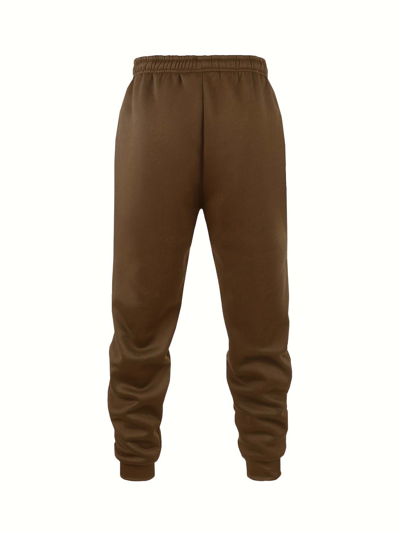 Autumn Winter Sport Casual Pants Men Brown Baggy Sweatpants