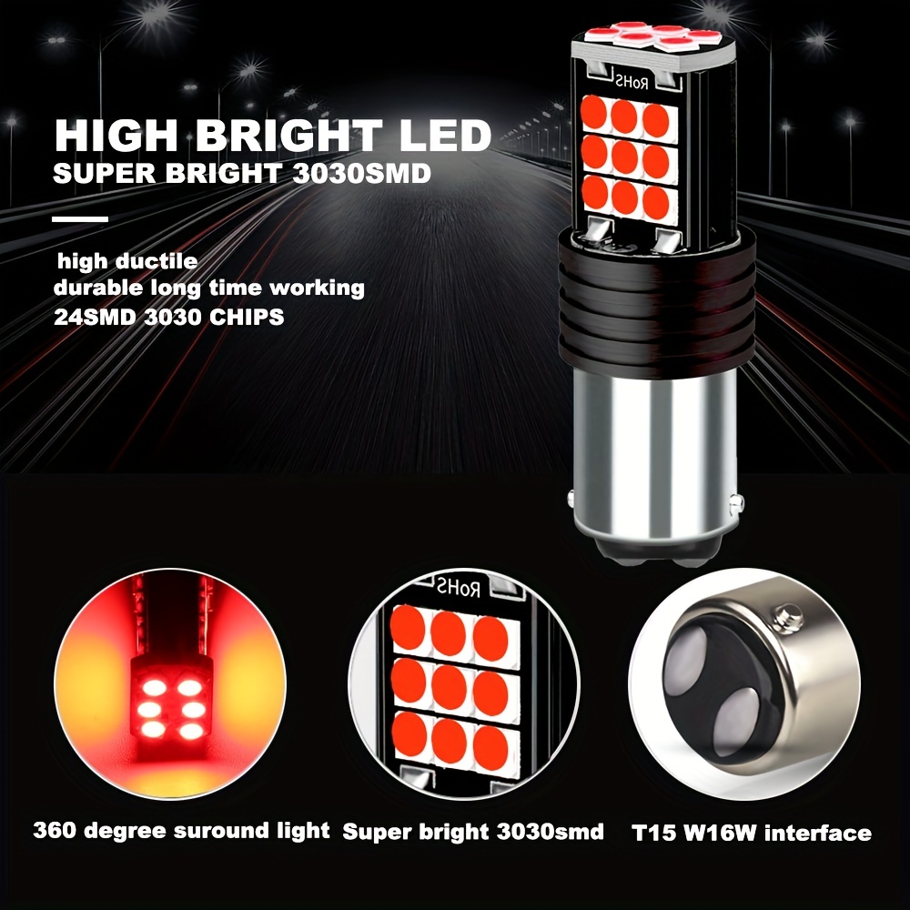 Acheter Ampoule LED P21W 1156 BA15S BAU15S PY21W BAY15D, 2 pièces