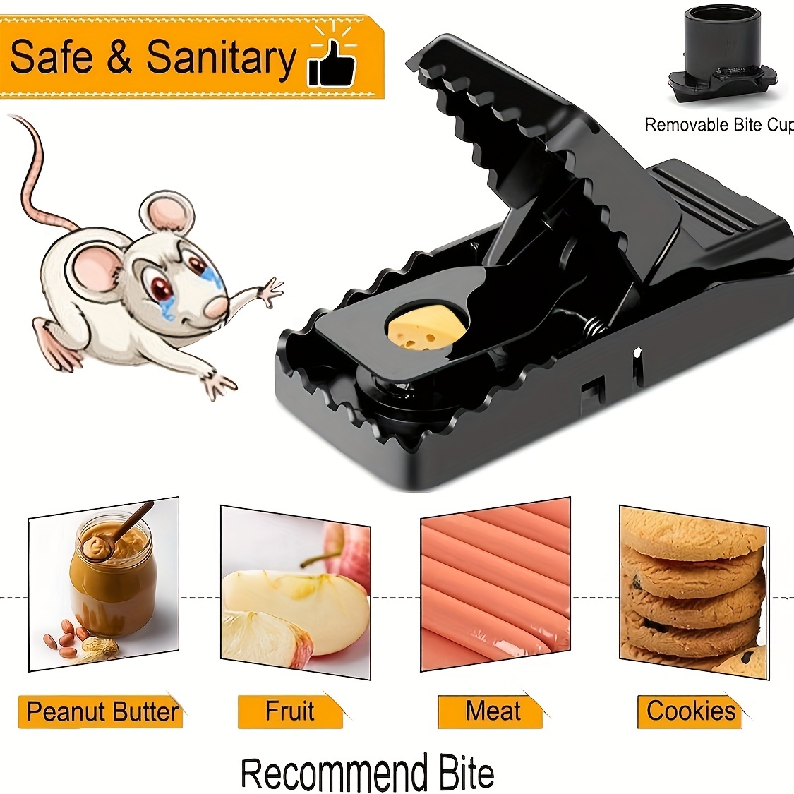 Mouse Trap Rat Trap, Mouse Traps Indoor For Home, Vip Home Essentials Safe  And Reusable Rat Traps Outdoor, Humane Mice Traps For House Indoor Chipmunk  Trap - Temu Germany