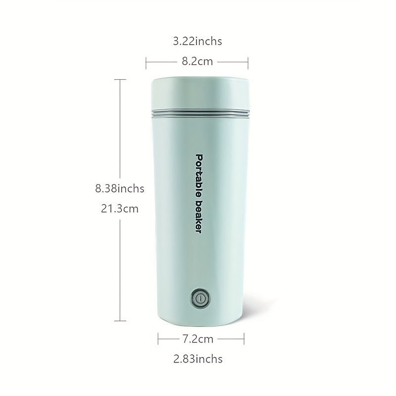 Electric Heating Cup Thermos Bottle Stainless Steel Water Bottle Electric  Kettle Portable Water Boiler Travel Coffee Mug Warmer